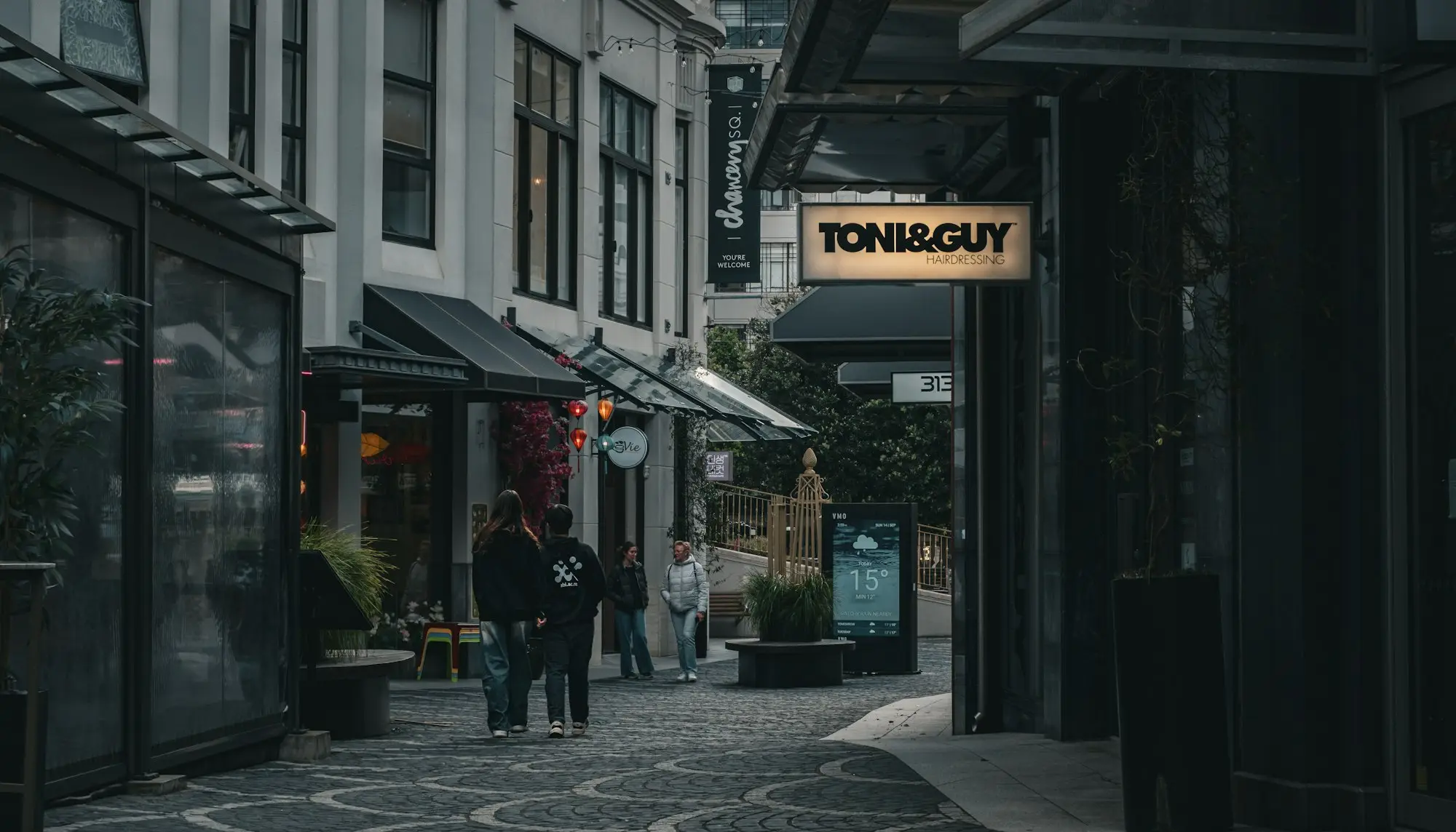 Commercial buildings and small business premises on a street in Auckland